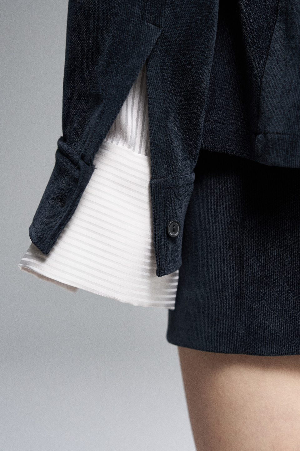 Рубашка Soft navy velvet, фото 3