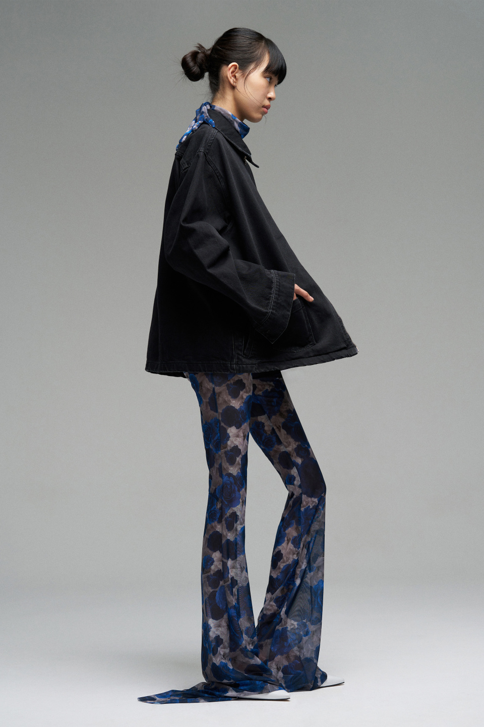 Эластичные брюки со шлейфом, фото 1