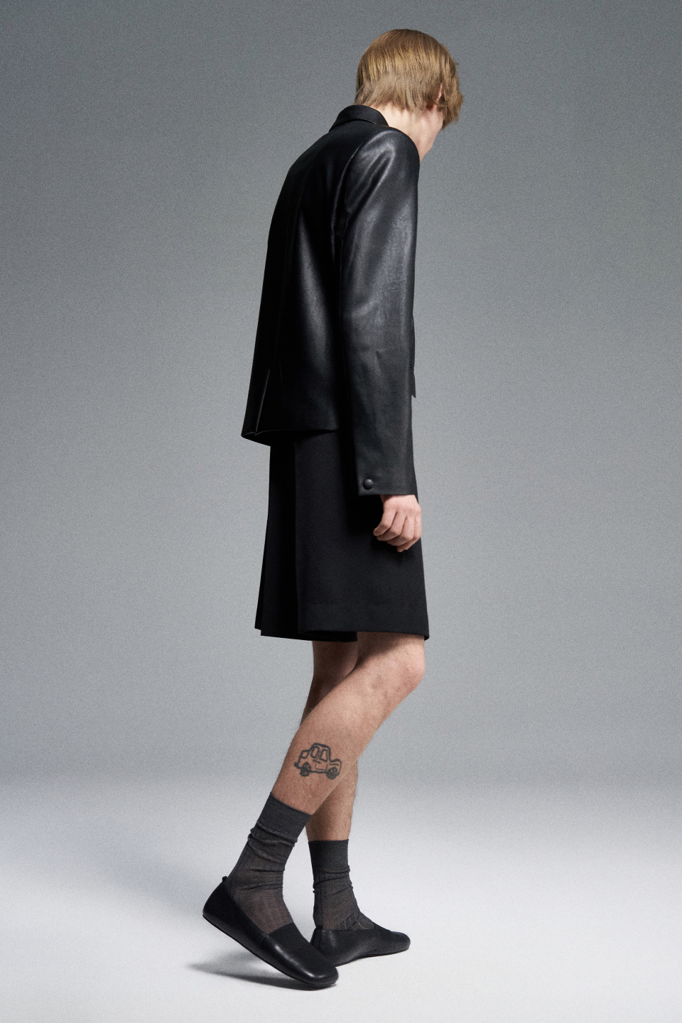 Пиджак из экокожи, фото 4