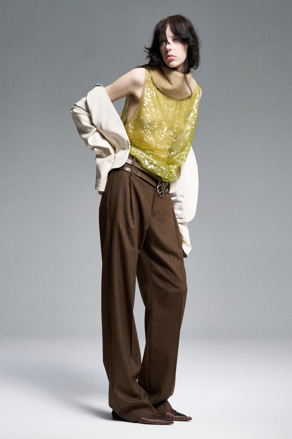 Брюки Double belts, фото 1