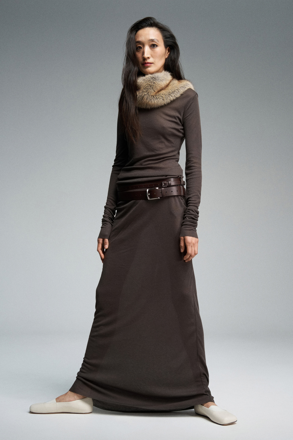 Макси-платье из трикотажа, фото 3