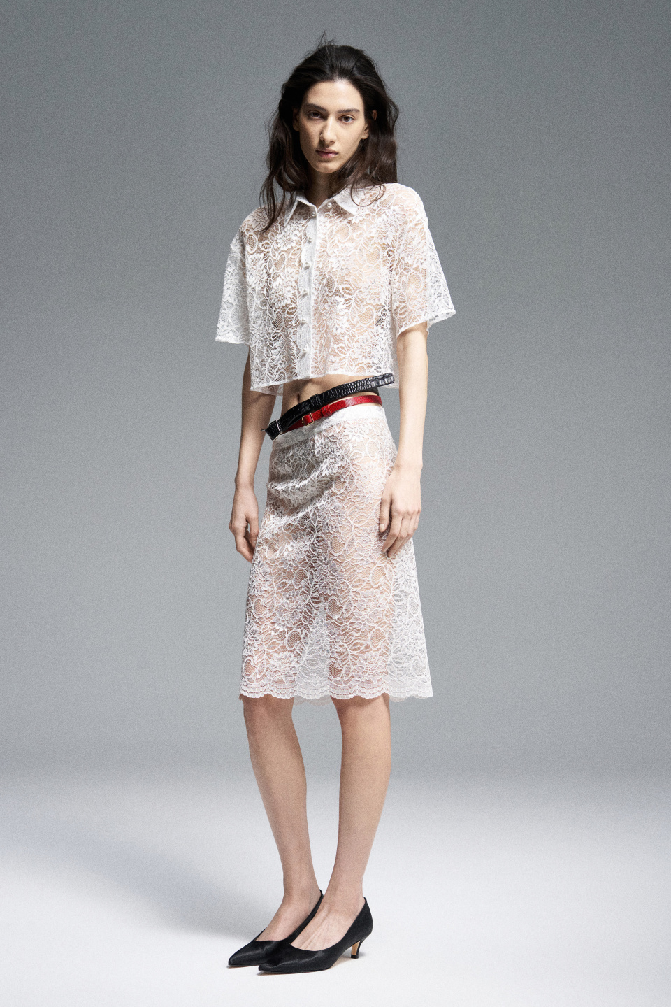 Юбка-миди из кружева, фото 2