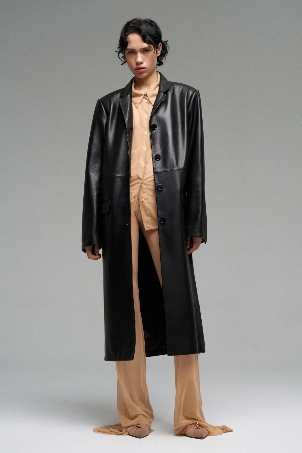 Кожаный плащ, фото 1