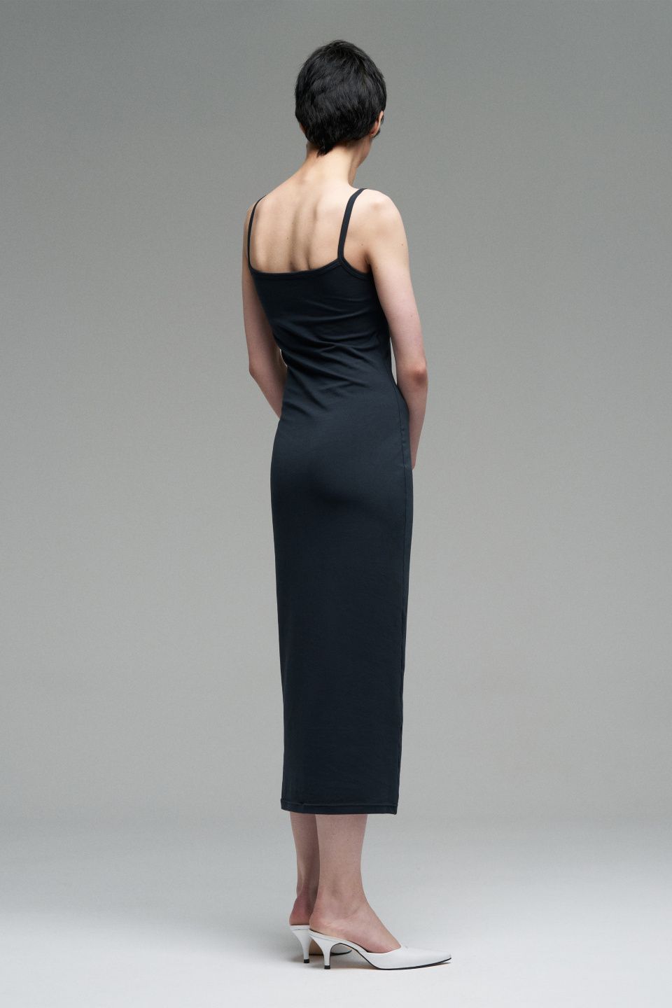 Трикотажное платье миди, фото 2