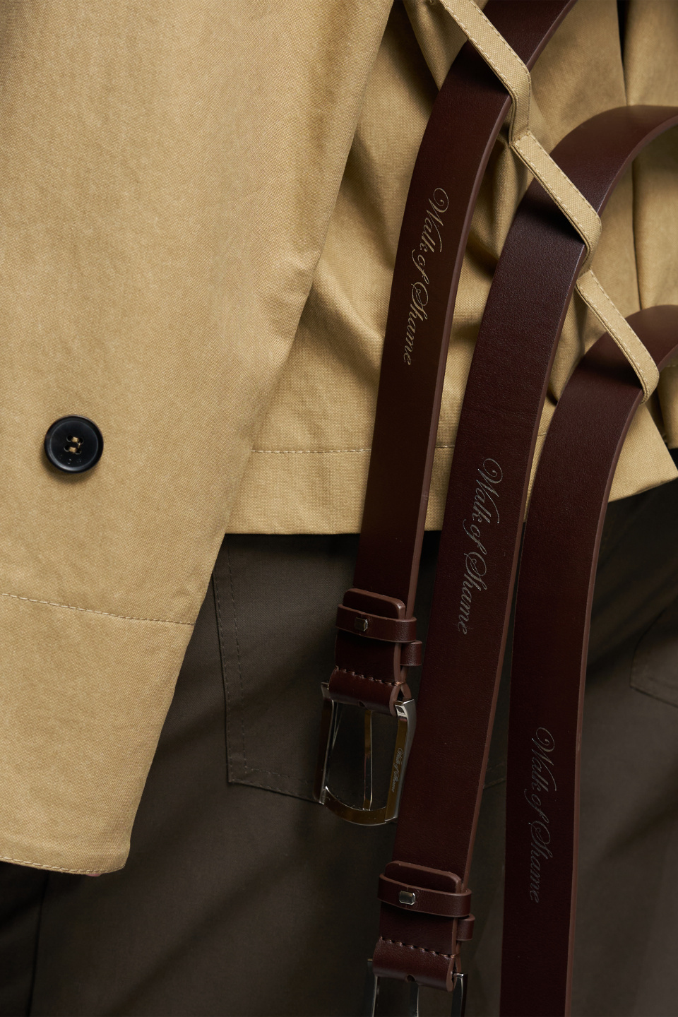 Рельефный кожаный ремень 35мм, фото 3