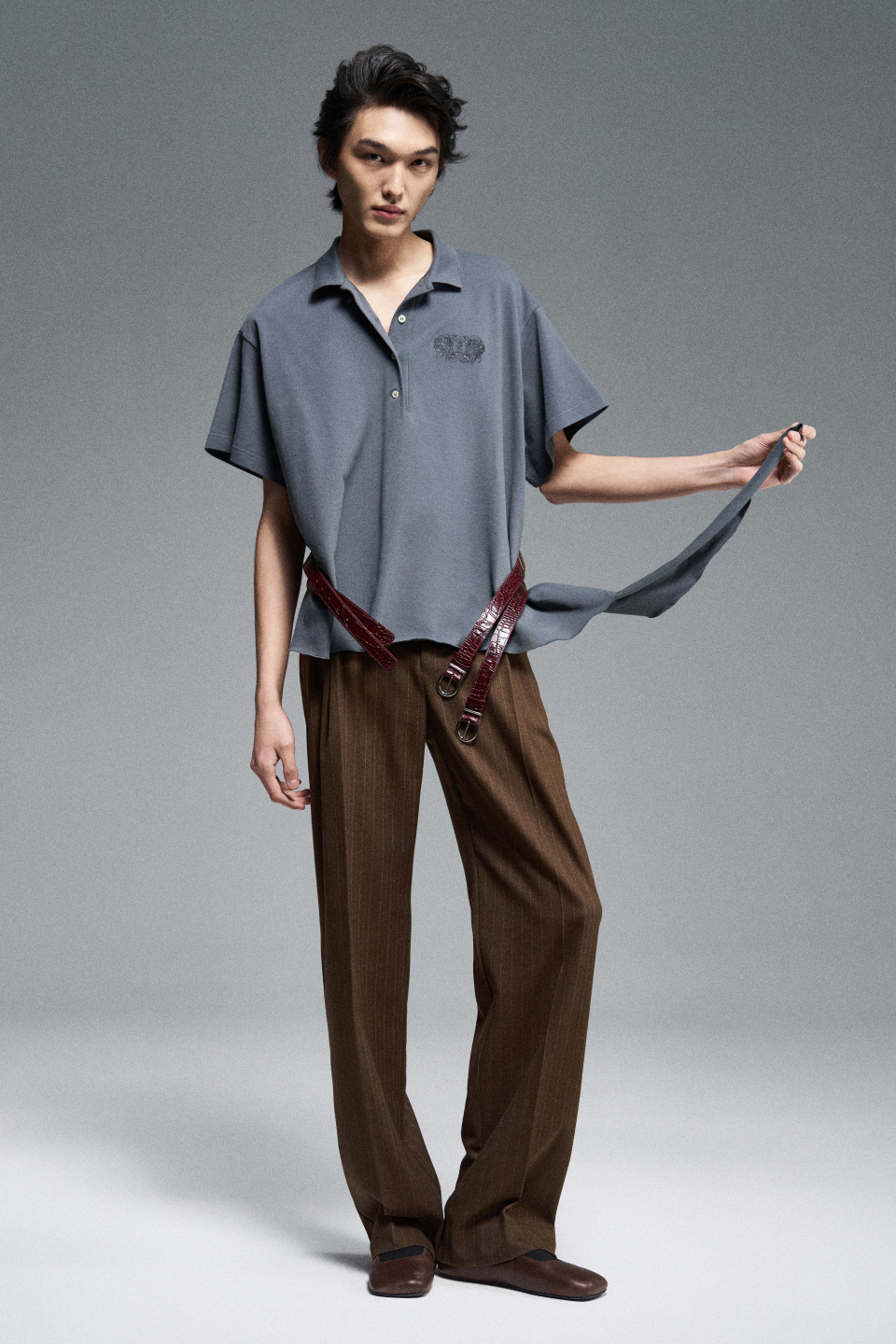 Брюки Double belts, фото 7