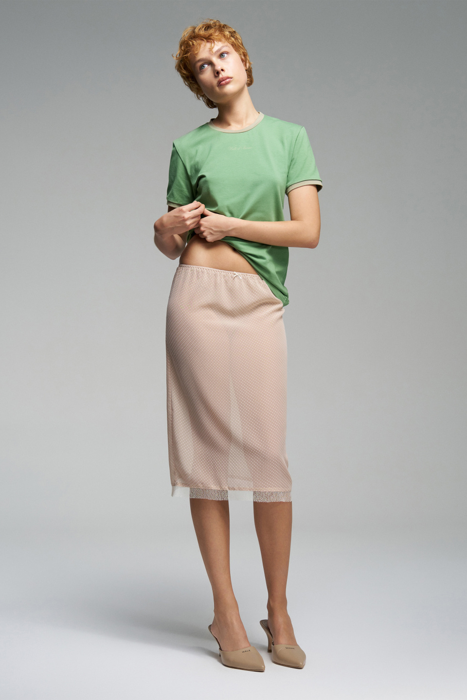 Юбка прозрачная Polka Dot, фото 6