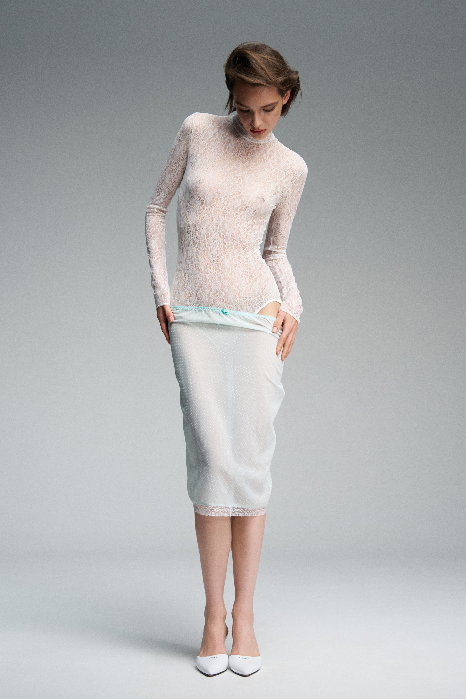 Юбка прозрачная Polka Dot, фото 1