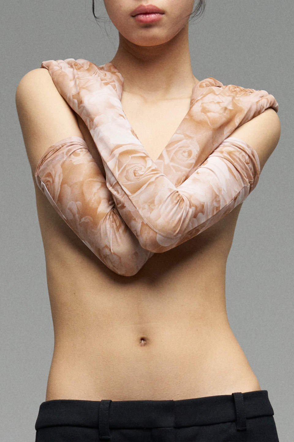 Перчатки эластичные длинные, фото 1