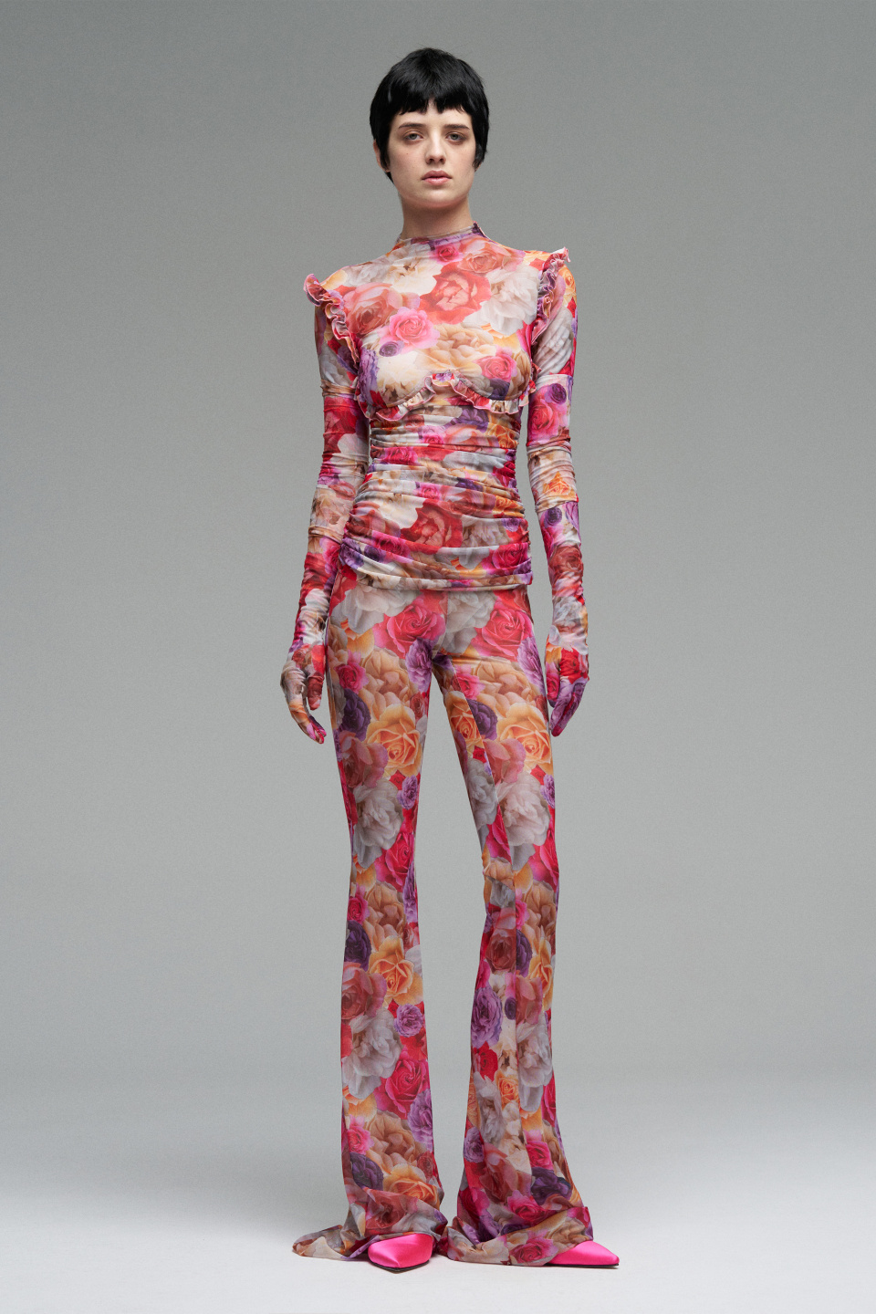 Эластичные брюки со шлейфом, фото 2