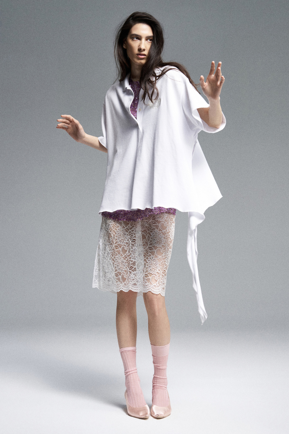 Юбка-миди из кружева, фото 4