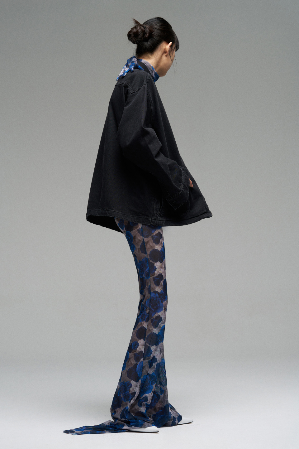 Эластичные брюки со шлейфом, фото 2