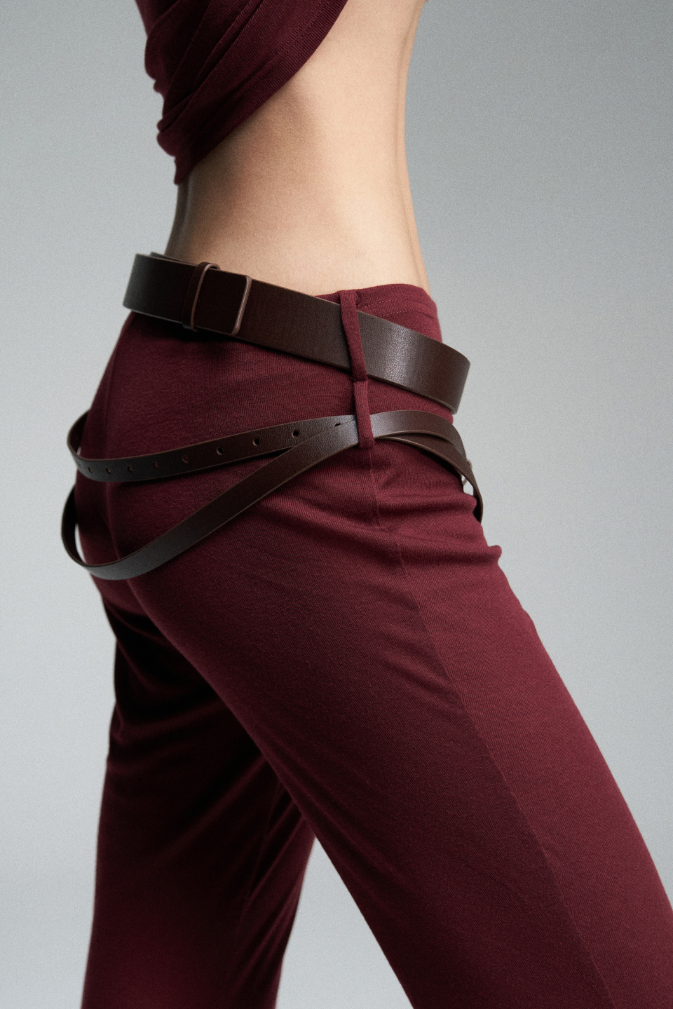 Bootcut брюки из трикотажа, фото 3