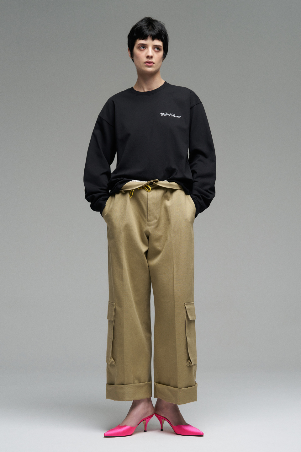 Хлопковые брюки карго, фото 1