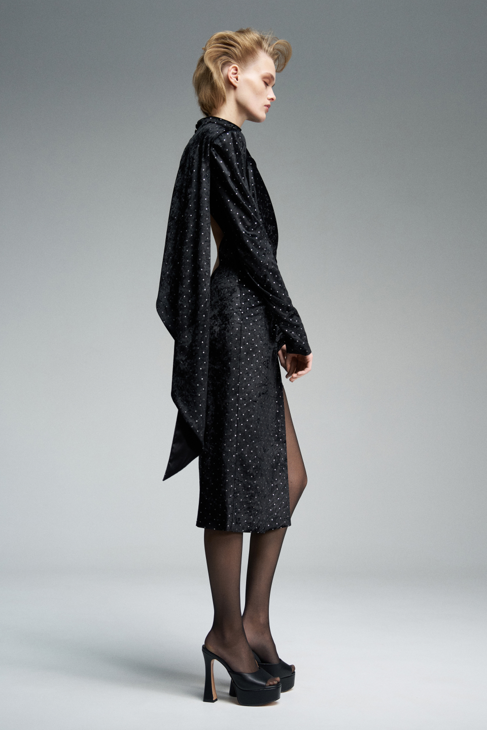 Платье Polka Dot с открытой спиной, фото 3