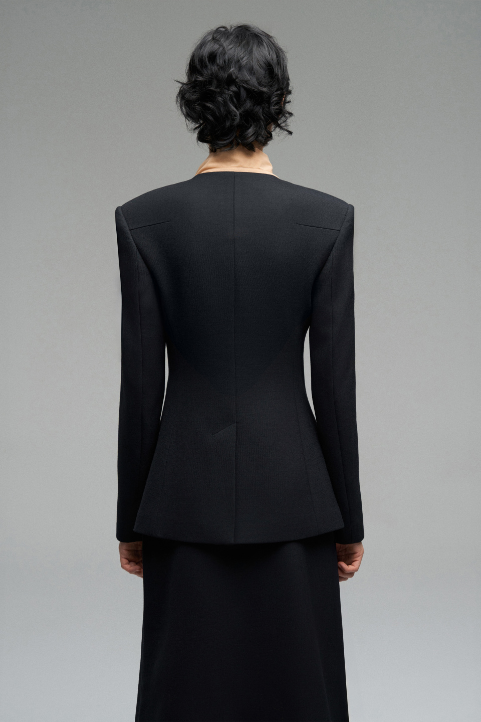 Однобортный жакет из шерсти, фото 5