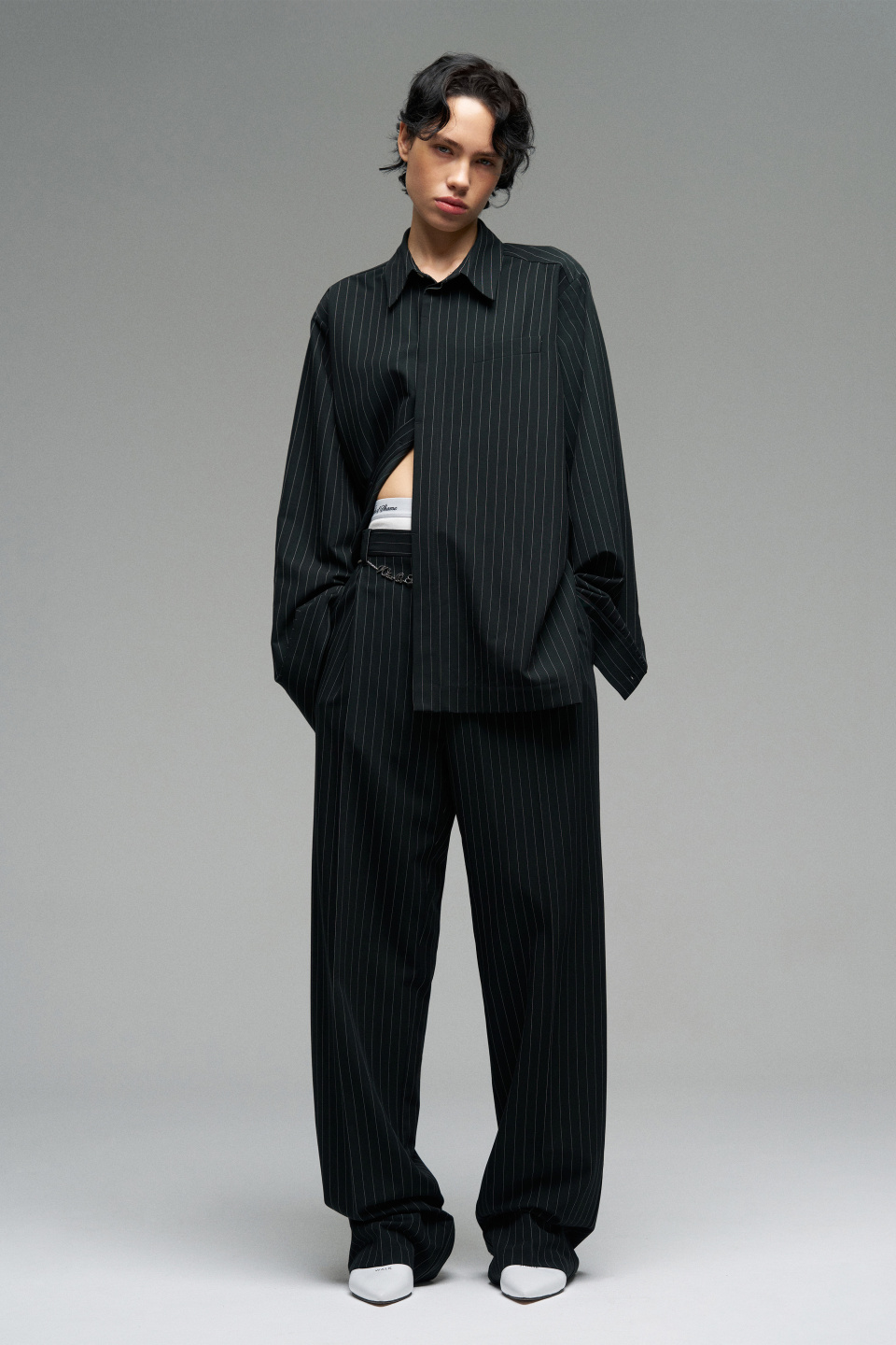 Пояс-ремень с серебряным логотипом «Walk of Shame»., фото 6