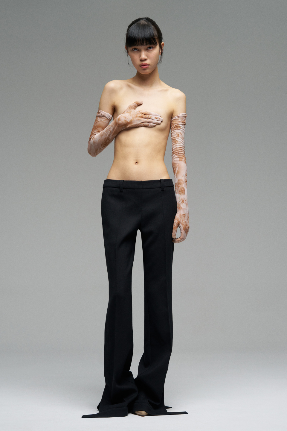 Перчатки эластичные длинные, фото 1