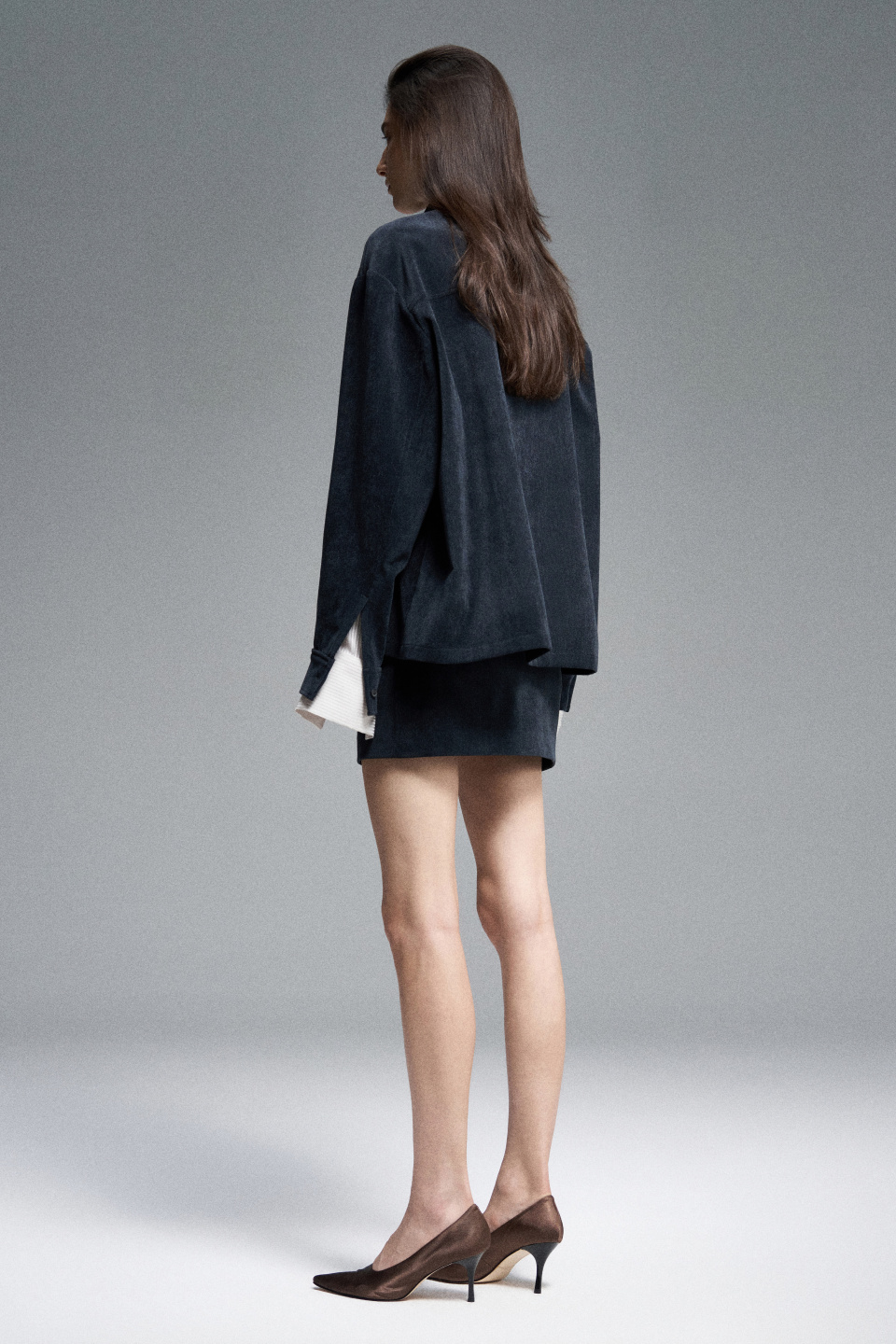 Рубашка Soft navy velvet, фото 4