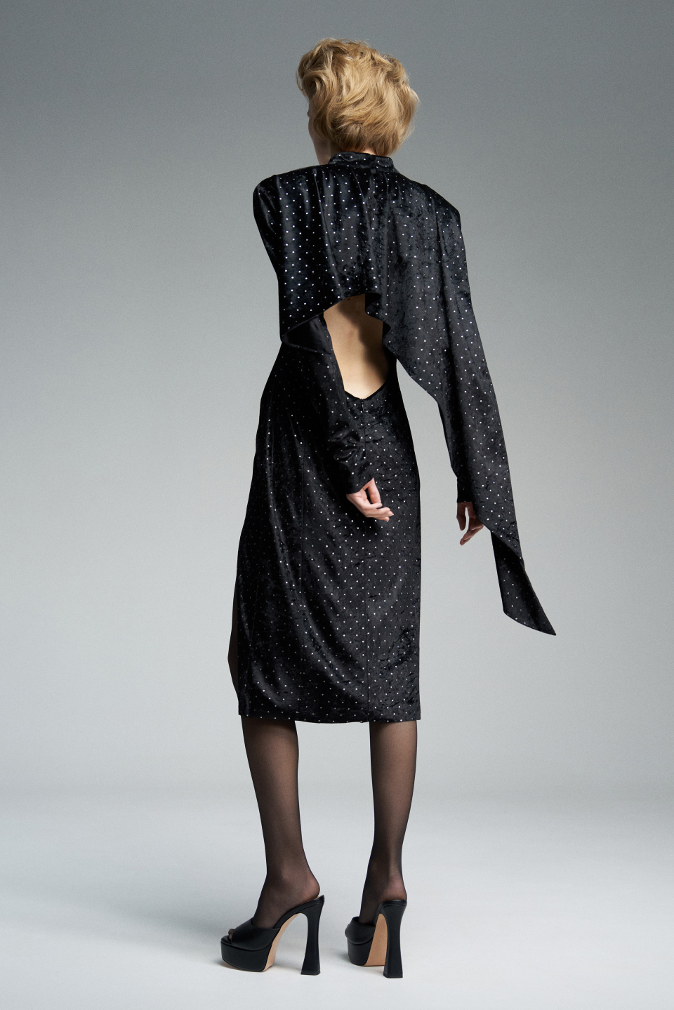 Платье Polka Dot с открытой спиной, фото 2