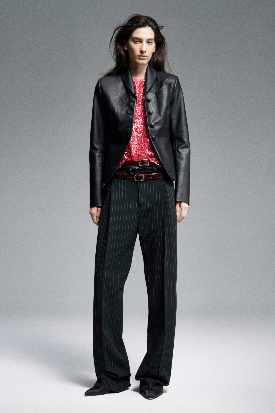 Брюки Double belts, фото 3