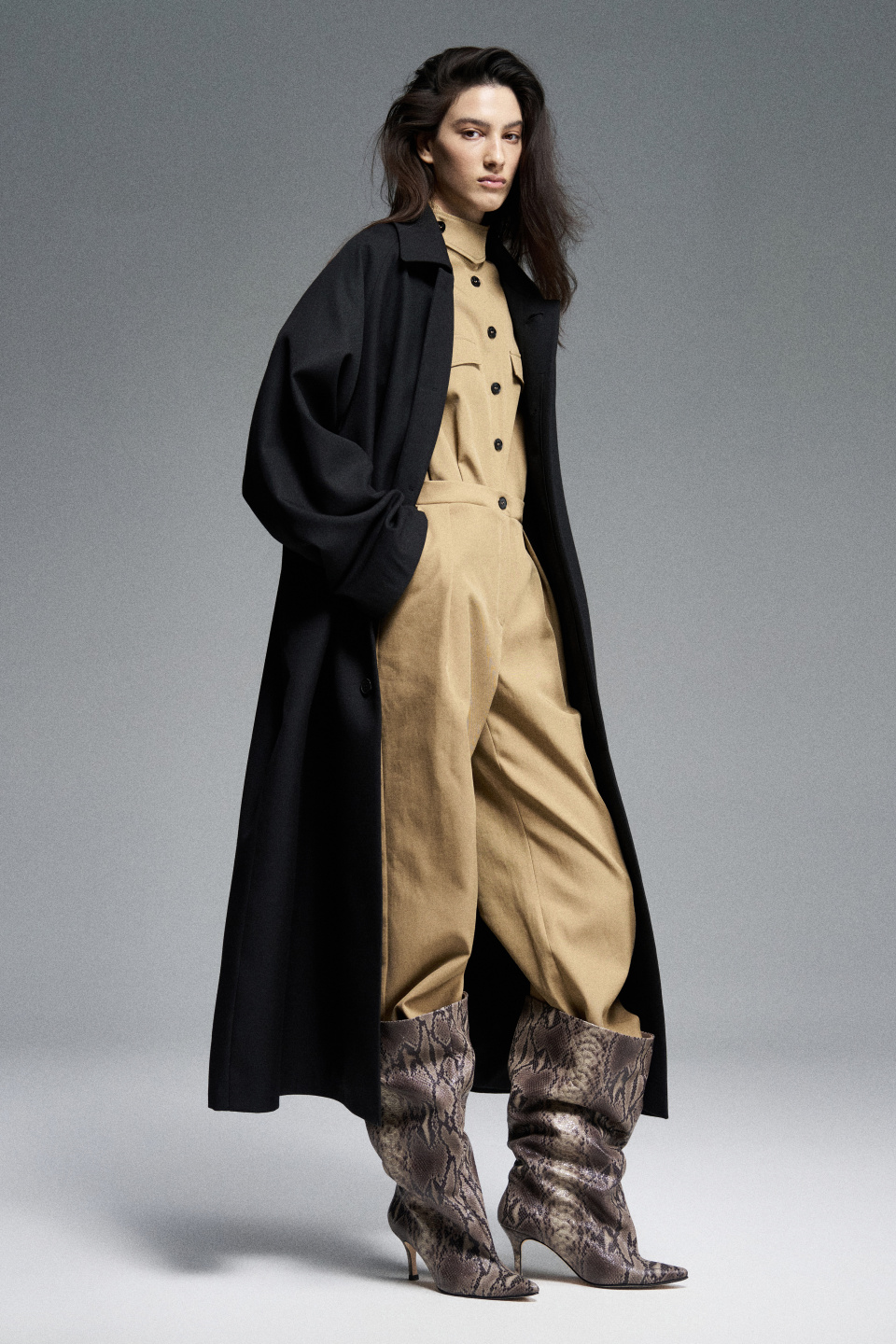 Однобортное пальто, фото 9