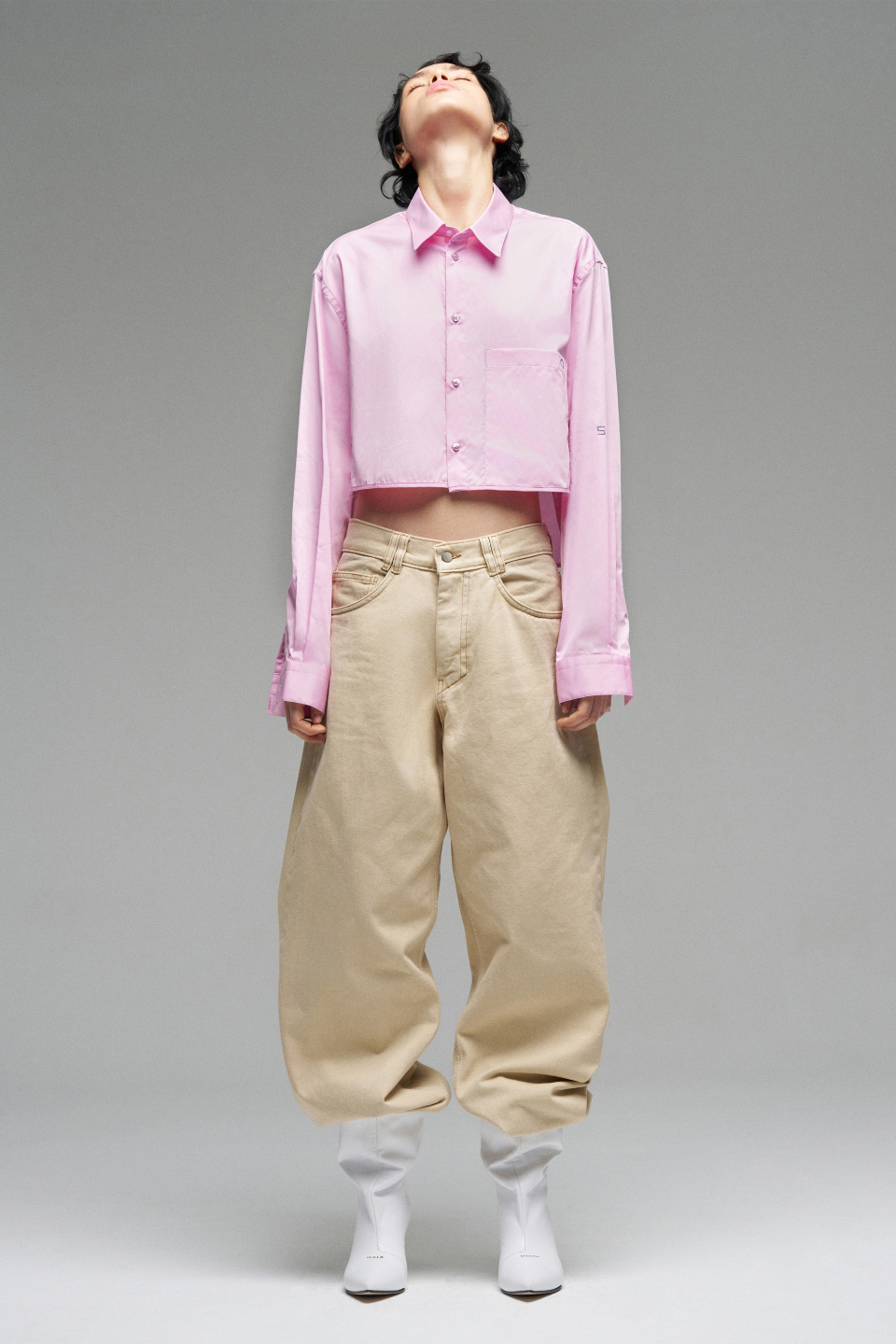 Рубашка-кроп WOS, фото 1