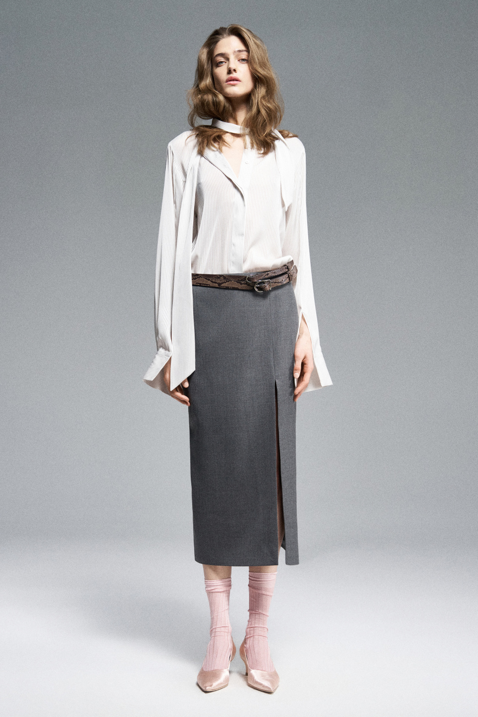 Юбка-карандаш с разрезом, фото 1