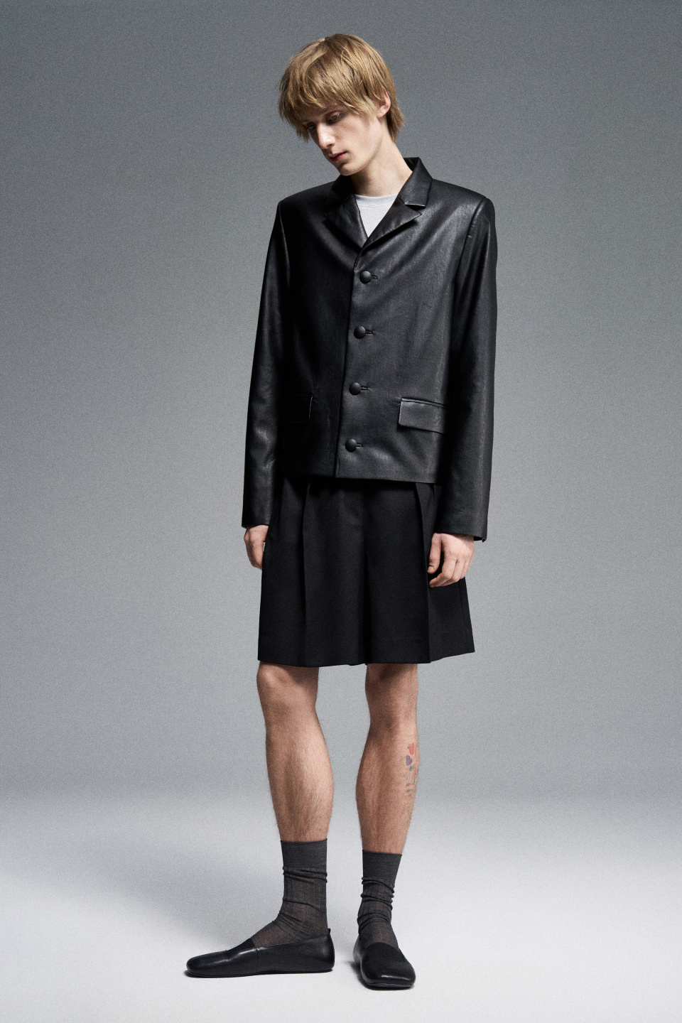 Пиджак из экокожи, фото 2