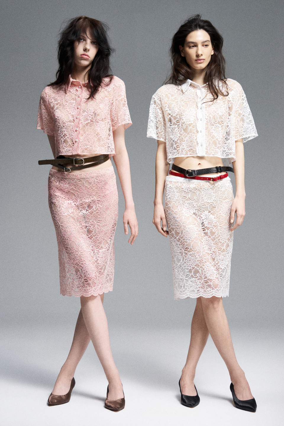 Кроп-рубашка из кружева, фото 6